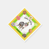 Serviette En Papier Chien berger australien fête d'anniversaire Napkin (Coin)
