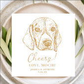 Serviette En Papier Chien Catahoula Cheval Chien Personnalisé Mariage 