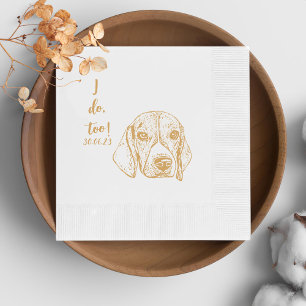 Serviette En Papier Chien Catahoula Je fais trop Mariage Chien Personn