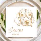 Serviette En Papier Chien Catahoula Je fais trop Mariage Chien Personn