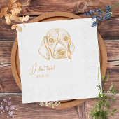 Serviette En Papier Chien Catahoula Je fais trop Mariage Chien Personn