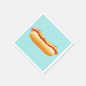 Serviette En Papier Chien chaud (Coin)