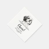 Serviette En Papier Chien Chien Chien Chien Chien Chien Chien Chien Ch (Coin)