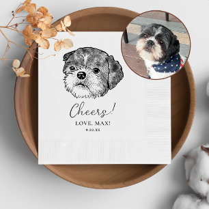 Serviette En Papier Chien Chien Chien Chien Chien Chien Chiens Personn