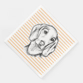 Serviette En Papier Chien-chien dragon (Coin)