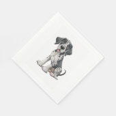 Serviette En Papier Chien chiot dalmate Premium Scoop (Coin)