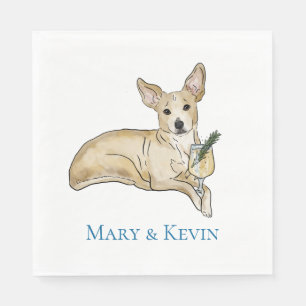 Serviette En Papier Chien chiwawa de Mary's Dog Napkins