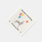 Serviette En Papier Chien dalmate fête d'anniversaire (Coin)
