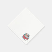 Serviette En Papier Chien dans la Mug Festive pour Vibes de vacances - (Coin)