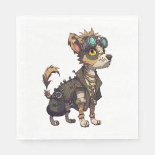 Serviette En Papier Chien d'aventure