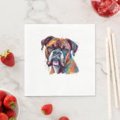 Serviette En Papier Chien de boîte 2 (En situation)
