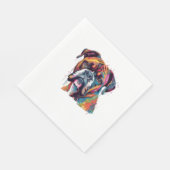 Serviette En Papier Chien de boîte 2 (Coin)