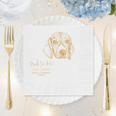Serviette En Papier Chien de Catahoula Mariage personnalisé Chien serv