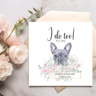 Serviette En Papier Chien de Chien de Chien Mariage Cocktail  serviett