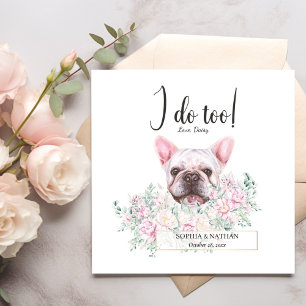 Serviette En Papier Chien de Chien de Chien Mariage Cocktail  serviett
