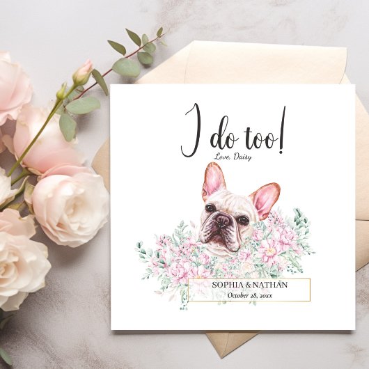 Serviette En Papier Chien de Chien de Chien Mariage Cocktail  serviett