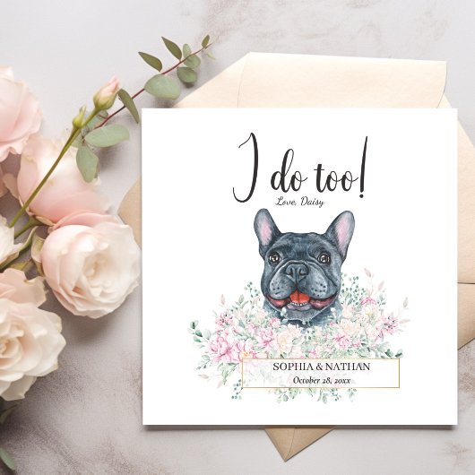 Serviette En Papier Chien de Chien de Chien Mariage Cocktail  serviett