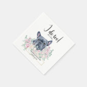 Serviette En Papier Chien de Chien de Chien Mariage Cocktail  serviett (Coin)