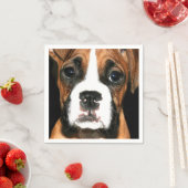 Serviette En Papier Chien de chiot de boxe (En situation)