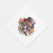 Serviette En Papier Chien de cigares (Coin)