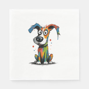 Serviette En Papier chien de compagnie