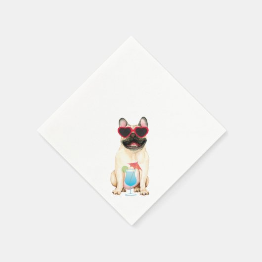 Serviette En Papier Chien de loutre (Coin)