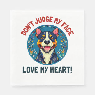 Serviette En Papier Chien de Pitbull