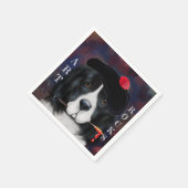 Serviette En Papier Chien de Terre-Neuve (Coin)