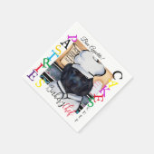 Serviette En Papier Chien de Terre-Neuve     (Coin)