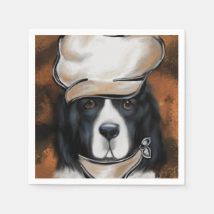 Serviette En Papier Chien de Terre-Neuve