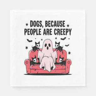 Serviette En Papier Chien d'Halloween éffrayant Ghost Png Éffrayant 2