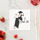 Serviette En Papier Chien diplômé (En situation)