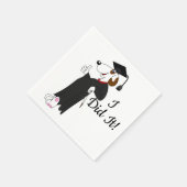 Serviette En Papier Chien diplômé (Coin)