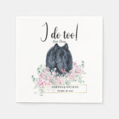 Serviette En Papier Chien Mariage Belge Cheepdog Cocktail Napkins (Devant)