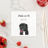 Serviette En Papier Chien Mariage Cocktail serviettes (En situation)