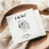 Serviette En Papier Chien Mariage Cocktail serviettes