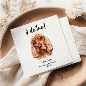 Serviette En Papier Chien Mariage Cocktail serviettes