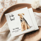 Serviette En Papier Chien Mariage Cocktail serviettes