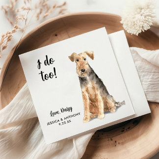 Serviette En Papier Chien Mariage Cocktail serviettes