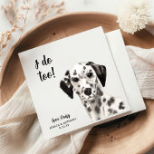 Serviette En Papier Chien Mariage Cocktail serviettes