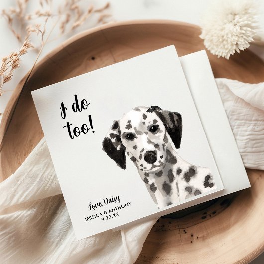 Serviette En Papier Chien Mariage Cocktail serviettes