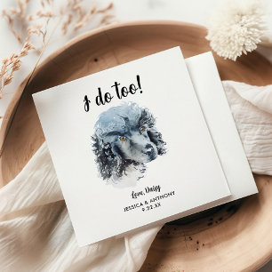 Serviette En Papier Chien Mariage Cocktail serviettes