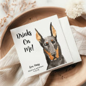 Serviette En Papier Chien Mariage Cocktail serviettes