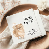 Serviette En Papier Chien Mariage Cocktail serviettes