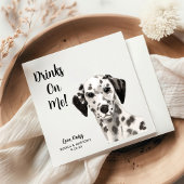 Serviette En Papier Chien Mariage Cocktail serviettes