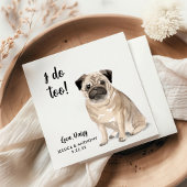 Serviette En Papier Chien Mariage Cocktail serviettes