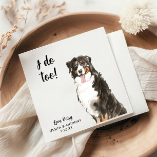 Serviette En Papier Chien Mariage Cocktail serviettes