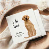 Serviette En Papier Chien Mariage Cocktail serviettes