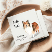 Serviette En Papier Chien Mariage Cocktail serviettes