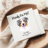 Serviette En Papier Chien Mariage Cocktail serviettes